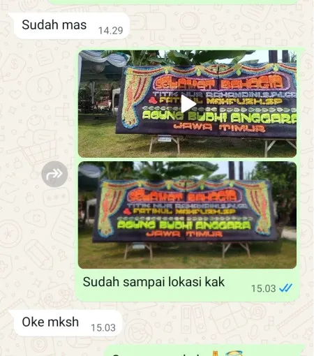 Pengiriman Papan Bunga Universitas Mercu Buana