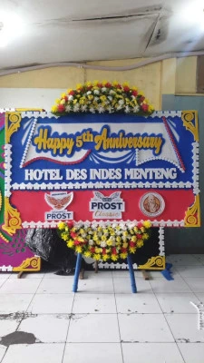 Papan Bunga di Universitas Mercu Buana